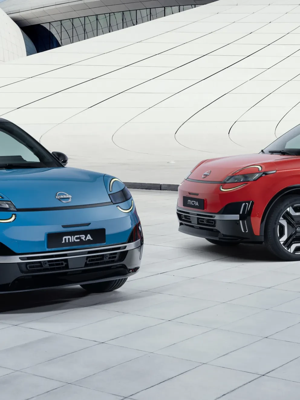 Nissan - Nieuwe Micra - Red & Blue